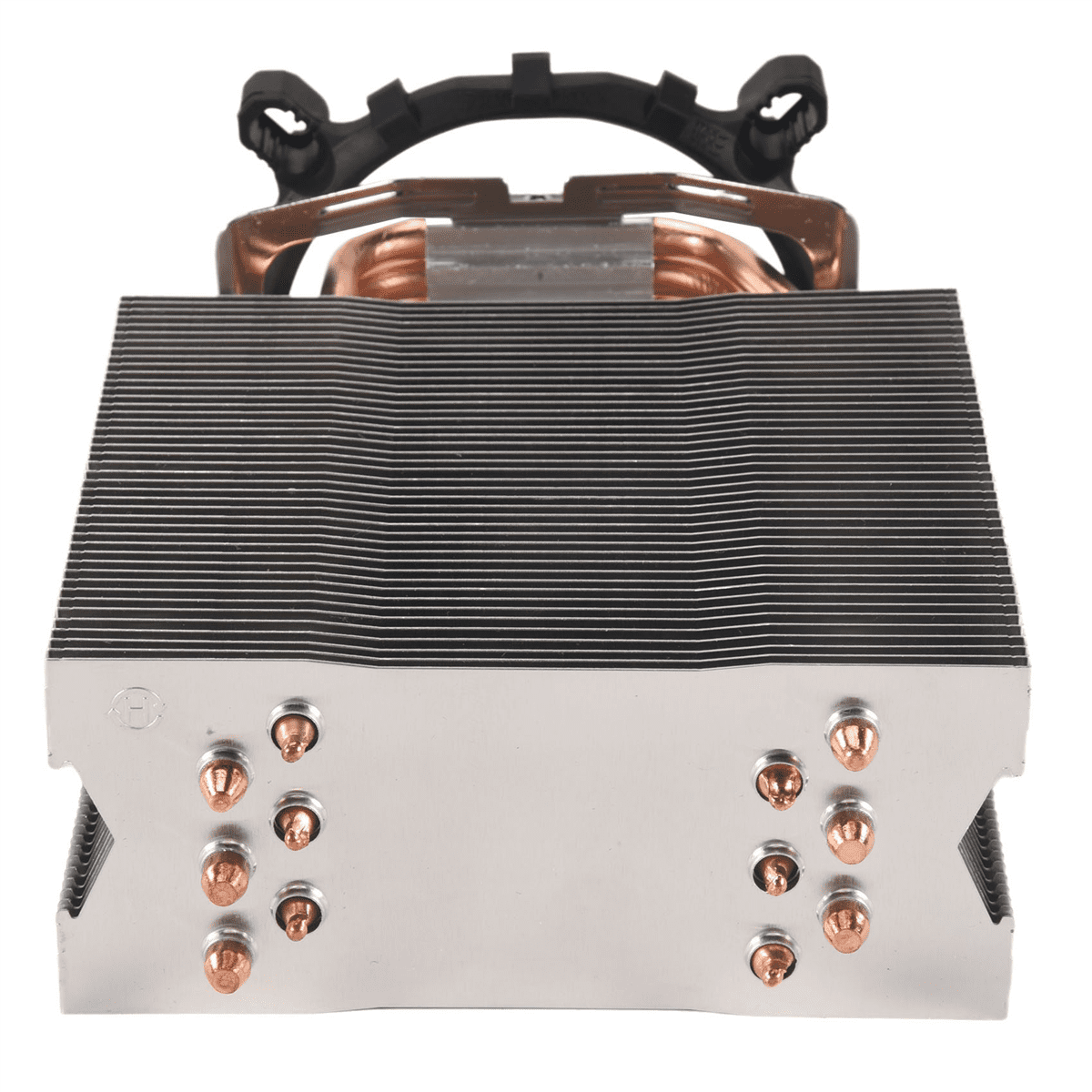 Fanless CPU Cooler 12Cm Fan 6 Copper Heatpipes Fanless Cooling Radiator for LGA 1150/1151/1155/1156/775 ,Black & Silver