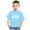Blue, variant on Wavsuf Kids T-Shirts for Boys Summer Printed Crew Neck Casual Blue Shirts Size 4-5 Years