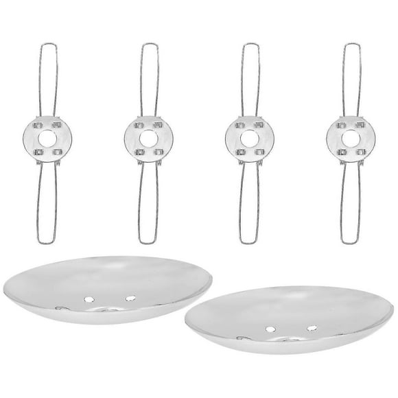 1set Lampshade Spring Clamps Table Lamp Lampshade Plate Diy Lampshade Accessories