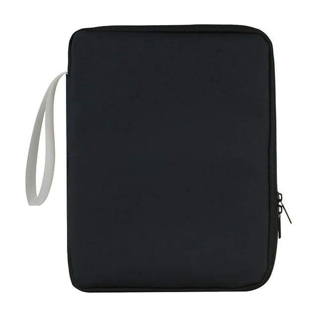 Black Multifunctional Tablet Sleeve Carrying Case With Lanyard And Multiple Pockets For Storage And Protection Of 9 To 10.9 Inch Devices