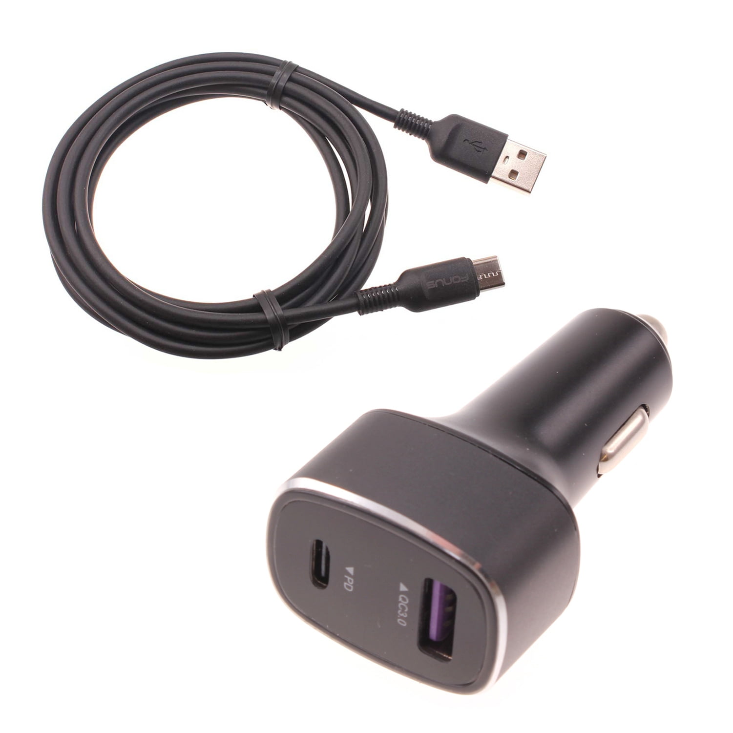 36W PD Fast Car Charger for OnePlus Nord N300 5G/N20 5G, 10T 5G Phones