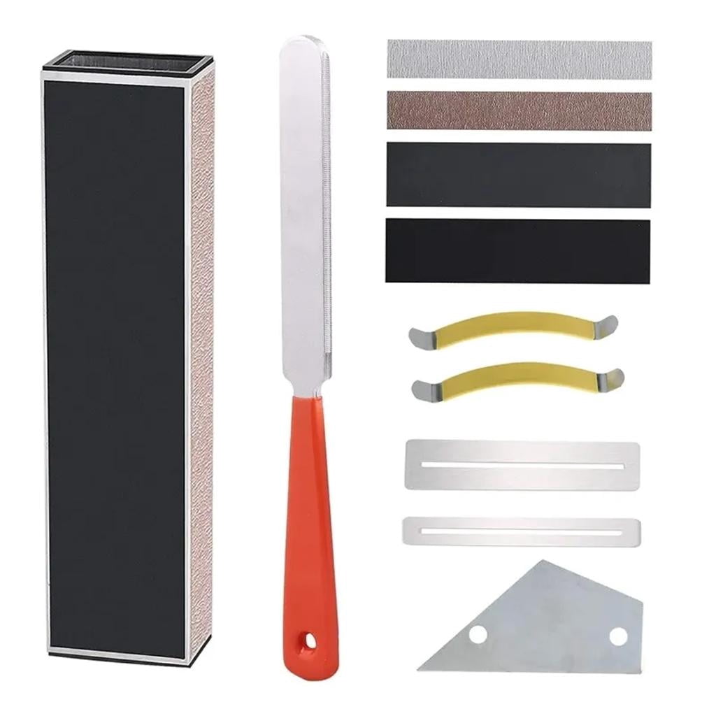 Yihuala Guitar Fingerboard Luthier Tool Guitars Fret Crowning Luthier File for Guitars Bass Guitar Fret Crowning Luthiers Tool