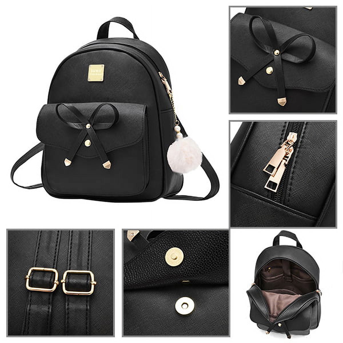 Flipkart.com | Redlicchi Fashion Backpack Cute Mini Leather Backpack Purse  for Women Waterproof Multipurpose Bag - Multipurpose Bag