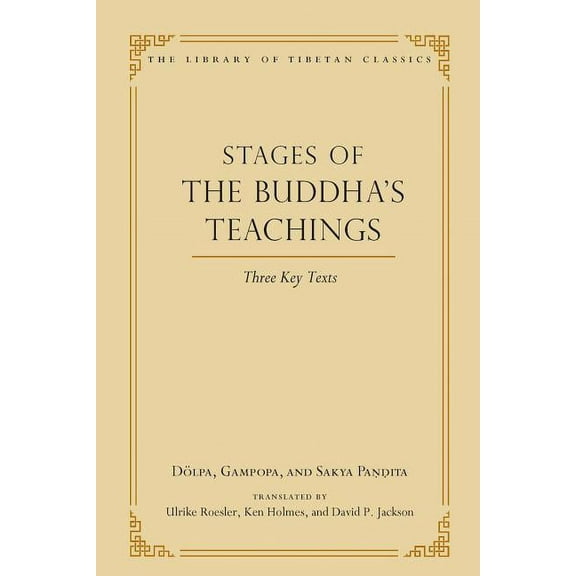 Library of Tibetan Classics: Stages of the Buddha's Teachings : Three Key Texts (Series #10) (Hardcover)