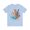 Baby Blue, variant on Tiger Graphic Unisex 100 Cotton Vintage Art with Animal Tee 16