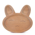 thumbnail image 2 of Wooden Dish, Tasteless Divided Plate Food Serving Tray, For Kid Children Duck,,Dog, 2 of 8