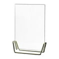 thumbnail image 2 of Acrylic Photo Picture Frame Metal Base Decor for Table Birthday, 2 of 9
