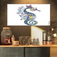 thumbnail image 1 of Design Art - Aquarelle Colorée d'Hippocampe, 1 of 4