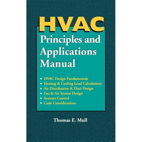 Pre-Owned HVAC Principles and Applications Manual (Hardcover) 007044451X 9780070444515