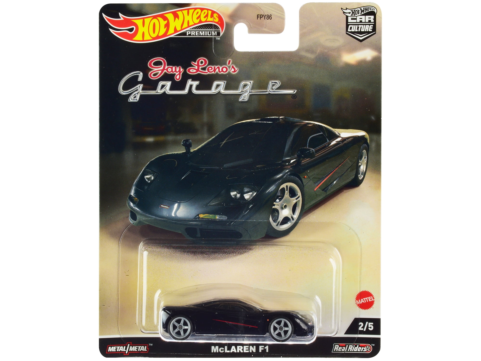 "Jay Leno’s Garage" 5 piece Set "Car Culture" Series Diecast Model Cars by Hot Wheels