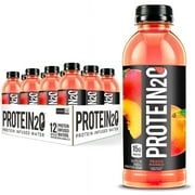 Protein2o 15g Whey Protein Infused Water Bottle, Peach Mango, 16.9 fl oz (Pack of 12)