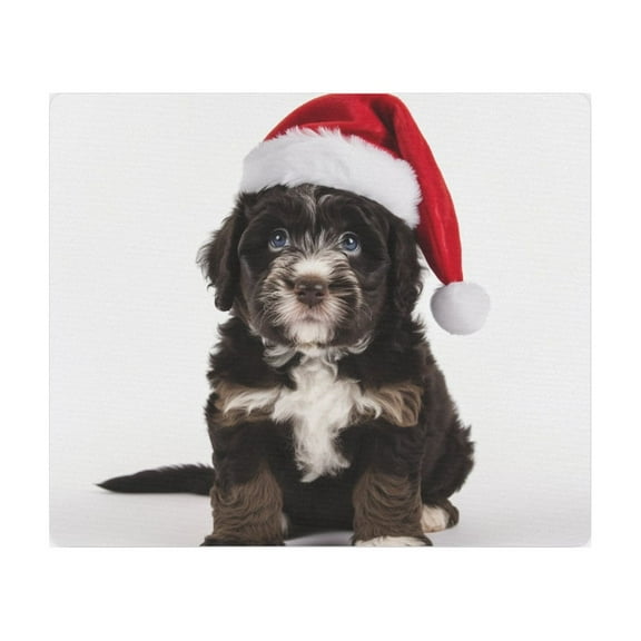 DistinctInk Mouse Pad - 1/4" Foam Rubber - Barbet Puppy