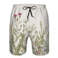 thumbnail image 3 of Fotbe Herbs and Wildflowers Trajes de Baño Estampados para Hombre, Shorts de Verano de Secado Rápido, Ropa de Playa, Bañadores-Small, 3 of 6