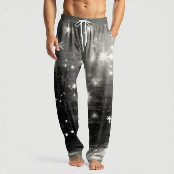 GrmtClth Pajamas for Men Ultra Lightweight Drawstring Pajama Bottoms Casual Lounge Pants Comfort Night Pants with Pockets and Button Fly Dark Gray M