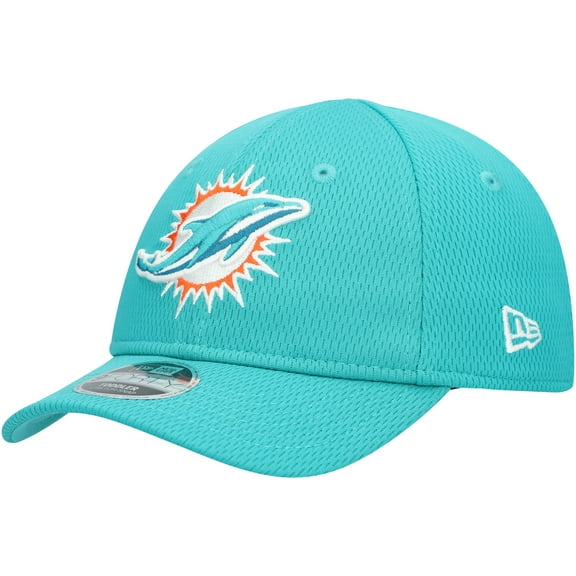 Toddler New Era Aqua Miami Dolphins Main 9FORTY Adjustable Hat