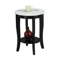 thumbnail image 4 of Convenience Concepts American Heritage Table d'Appoint Ronde, Fini Bois Noir, 4 of 6