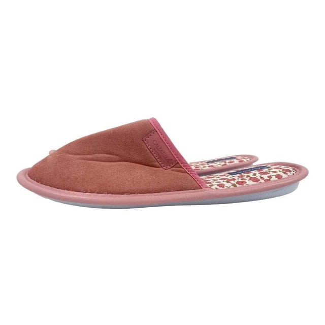 Pantufla Calzatura para Dama Interior Floral Rosa Talla G
