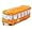 Orange, variant on Monebena Pencil Pouch Cute Cartoon City Bus Pencil Pouch Large Canvas Zipper Pencil Case Stationery Organizer Pen Bags Soft Pencil Box Holder Storage and Organization Supplies