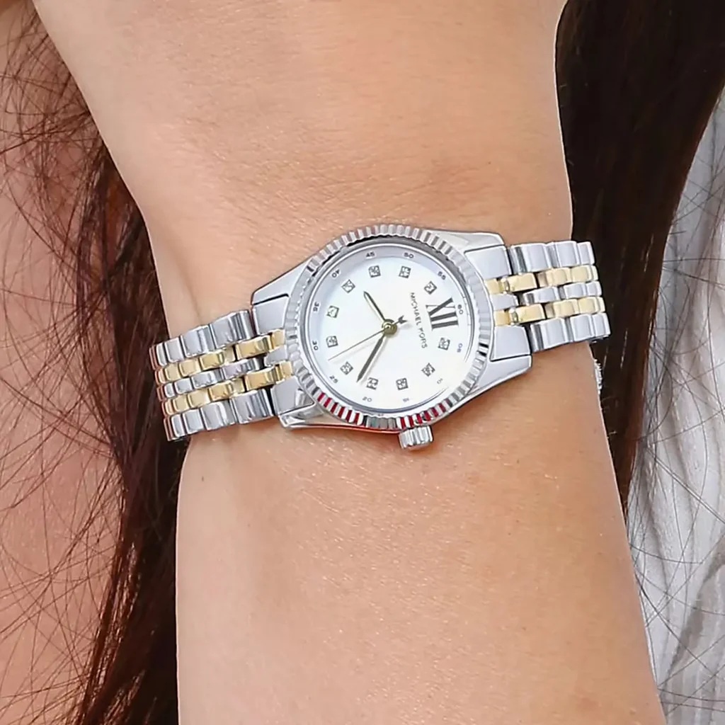 Michael Kors Women's Lexington Silver Dial Watch - MK4740