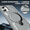 thumbnail image 2 of Heavy Duty Phone Case For iPhone 16 Plus,Built-in Rotatable Magnetic Ring Kickstand,Shockproof Dropproof Tough Rugged Anti-fall Protective Phone Case Cover For iPhone 16 Plus, Gray, 2 of 6