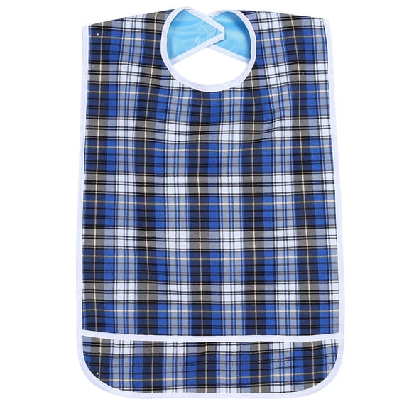 ANGGREK Waterproof Bib Waterproof Adult Elder Mealtime Bib Washable Dinning Aid Clothes Protector ,Adult Bib
