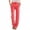 Watermelon Red*, variant on RUTAYY Women's Pants Casual Straight Leg Stripes Side Pockets Comfortable Loose Fit Bottoms with Drawstring Waist Trendy Beach Trousers