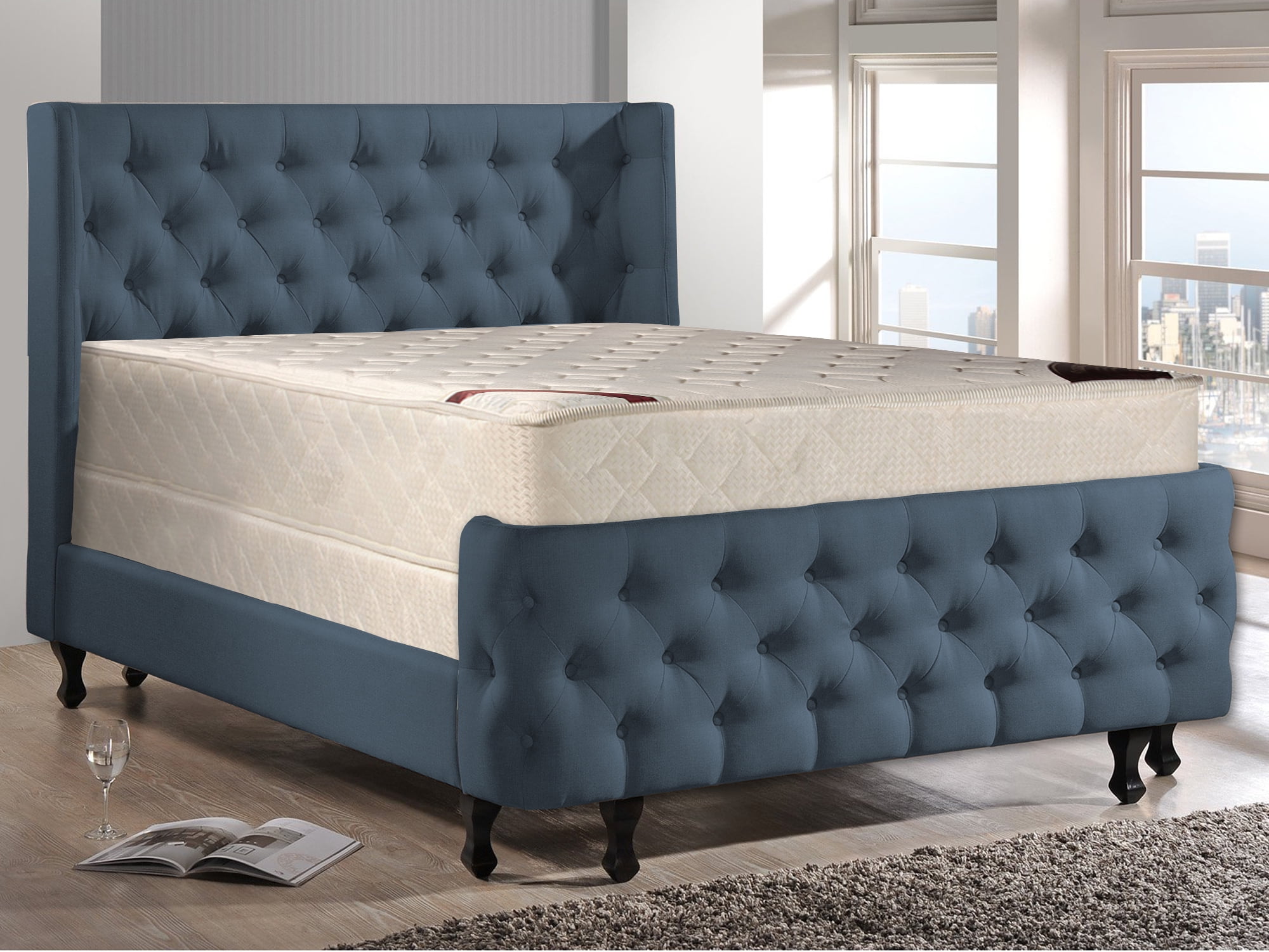 thin firm double mattress