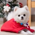 thumbnail image 3 of Halloween Vampire Pet Cape Costume for Small Dogs And Cats No Battery Featherless Party Decorating Accessories (Red,L), 3 of 7