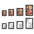 thumbnail image 4 of IBA Indianbeautifulart Lord Shiva Picture Frame Religious Poster Black Wall Frame Deity Photo Frame Wall Decor&nbsp;For Home/ Office/ Temple-6 x 8 Inches, 4 of 7