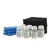 Ameda Cool 'n Carry Baby Bottle Cooler Bag, 10-Piece Set