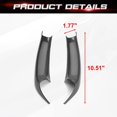 thumbnail image 5 of Xotic Tech Car Inner Door Handle Covers, 2PCS Rear Left Right Side Door Pull Handle Cover Trim Compatible with BMW X3 F25 2010-2016, BMW X4 F26 2014-2017 (Carbon Fiber Black), 5 of 9