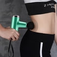 thumbnail image 3 of Mini Massage Device Handheld Rechargeable USB Charging Massager Electric Muscle Body Relaxation Adjustable 4 Heads Deep Tissue Massager Home Green, 3 of 9