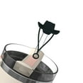 thumbnail image 3 of Cowboy Hat Silicone Straw Cover - 10mm Fit, Leak-Proof, Reusable, for Cup Straw Decoration/Party Gift, 3 of 6