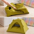 thumbnail image 5 of Foldable Mini Cat Tent Indoor, Portable Foldable Pet Tent Bed for Cats and Small Dogs, Lightweight Kitten Nest for Living Room Backyard Camping,Soft Cushion, 5 of 8