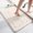 White, variant on Fmbmuo Modern Bathroom Rugs Waterproof Rectangle Low Pile Bath Mat 15.74x23.62in 100%Polyester Gray