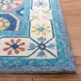 thumbnail image 3 of SAFAVIEH Metro Audra Medallion Runner Rug, Blue/Ivory, 2'3" x 9', 3 of 8