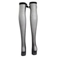 thumbnail image 4 of ITFABS Women Bow Tights, Sheer Stockings Solid Color Over The Knee Socks, 4 of 9