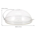 thumbnail image 2 of UPOUART Microwave Oven Splatter Guard White PP Material Cover with Perforated Vent for Even Heating, 2 of 8