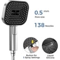 thumbnail image 3 of ETANPE Handheld Shower Head Set with Hose & Bracket High Pressure Water Saving Rain Showerhead for Bathroom RV & Apartment Use Matte Finish & Spa Experience, 3 of 9