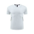 thumbnail image 1 of Men's Crew Neck T-Shirt UPF 50+ Sun Protection Quick Dry Short Sleeve Rashguard Swim Shirt SPF Workout Fishing Athletic Daily Casual Tops, 1 of 5