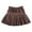 Coffee, variant on GYRATEDREAM Toddler Girls Autumn Winter Skirts Kids Cotton Charming Vintage Lace Elastic Waist Pleated Skirt for 6M-4Y