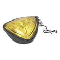 thumbnail image 3 of Headlamp 12V 55W  Headlight Yellow Lens Black Housing Fit for All Retro Motorcycles ATVs, 3 of 7