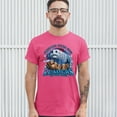 thumbnail image 3 of Tee Hunt Leaders of The Pack T-Shirt Mount Rushmore 4th of July Freedom Men's Tee, Hot Pink, Large, 3 of 5