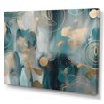 thumbnail image 2 of Designart "Green Gold Marbled Meditations V" Abstract Marble Wall Decor, 2 of 5