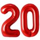 thumbnail image 2 of 20 Globos Números Rojo Big Giant Jumbo Número 20 Globos de Mylar de Lámina para Suministro Jonhamwelbor Jonhamwelbor, 2 of 2
