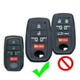 For TOYOTA New for Sienna LE 5 Button Remote Smart Key Fob Cover ...