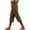 Brown, variant on Womens Capri Pants Casual Corduroy Lightweight Drawstring Elastic Waist Lace Hem Capris with Pockets Loose Fit Golf Outdoor Workout Cropped Trousers