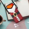 thumbnail image 2 of SEANATIVE Small Crossbody Bag for Women Men Waterproof Neoprene Phone Purse Mini Over Shoulder Bag with Removable Adjustable Strap for iPhone 15/14/13 Pro Max, Santa Claus Costume Print Christmas, 2 of 7