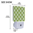 thumbnail image 4 of St Patricks Day Seamless Clovers LED Night Light Sensor Lamp Plug-in Adjustable Brightness 2 Pack, 4 of 7