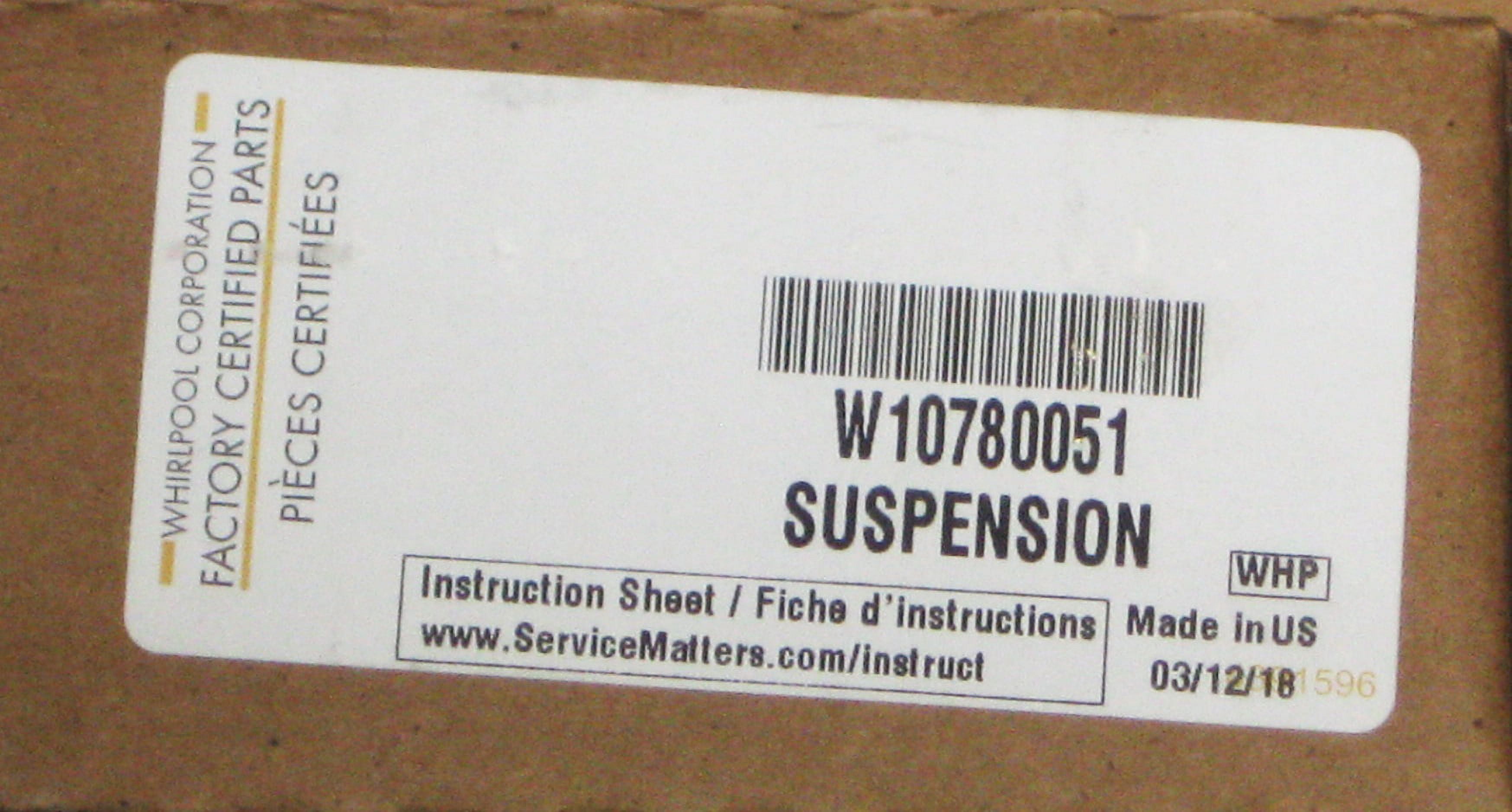 Whirlpool W10780051 Genuine OEM Suspension Spring Kit, 23-1/4 in long. Fits: W10317708, W10317709, W10257086, W910010084